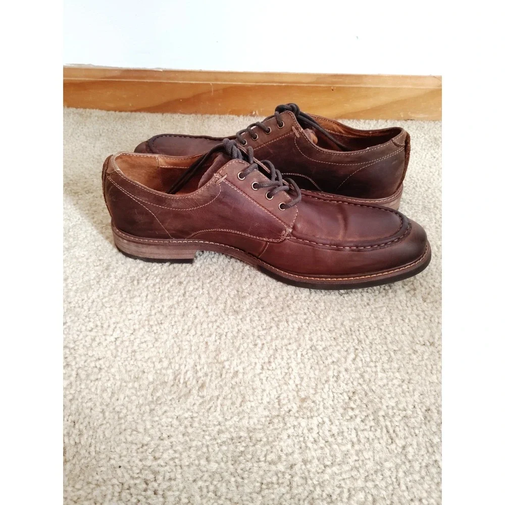 Florsheim‎ Midtown Plain Toe Oxford 14349‑215 Brown Leather Ortholite Men's 11.5